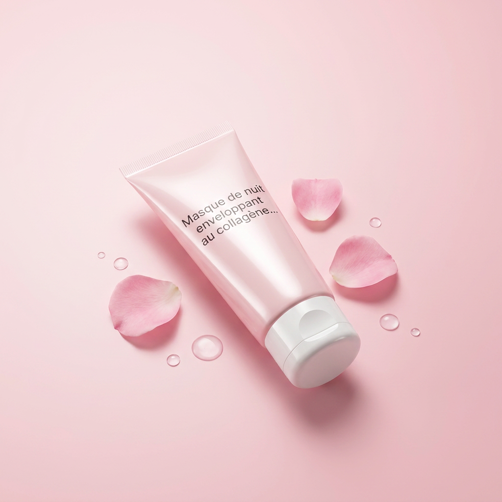 Collagen-wrapped overnight mask